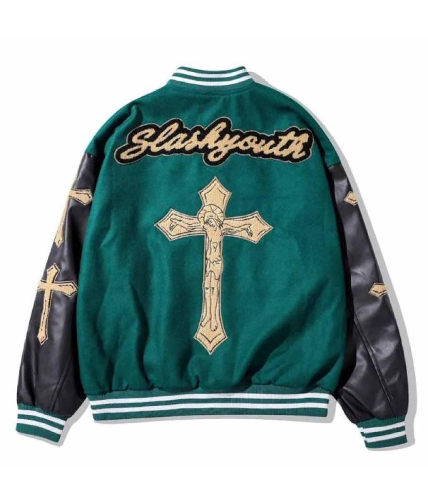 Slash Youth Faith Power Varsity Jacket